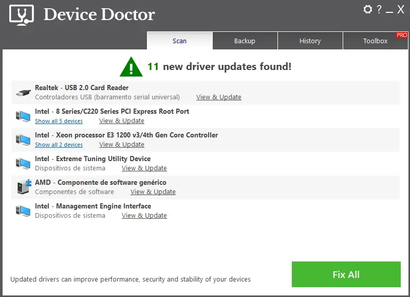 Device Doctor Free - O Mais Completo para Atualizar Drivers